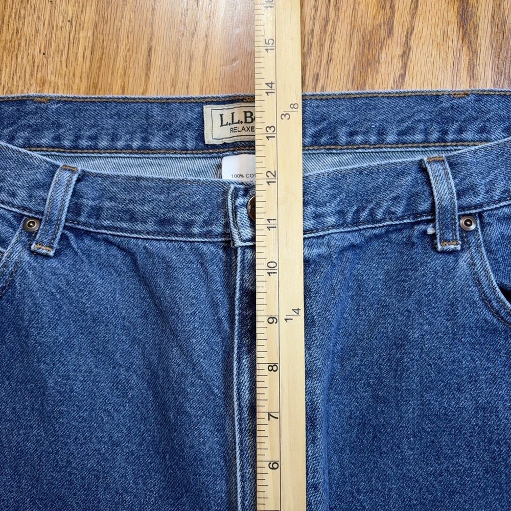 L.l.‎ Bean Double L Jeans Mens 42x31 (Tag 42X32) Relaxed Fit Blue Denim 134770 - Picture 7 of 10